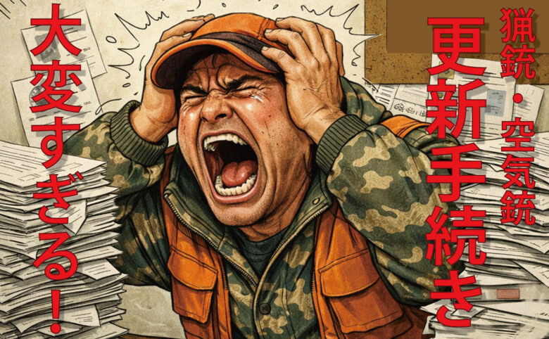 猟銃空気銃の更新大変すぎる